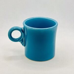 Vintage Fiestaware Turquoise Mug Fiesta 1950s Blue Ring Handle‎ Tom And Jerry